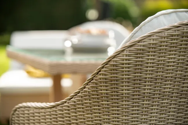 Fotel ogrodowy Medena 2 szt. aluminium rattan Naterial - obrazek 4