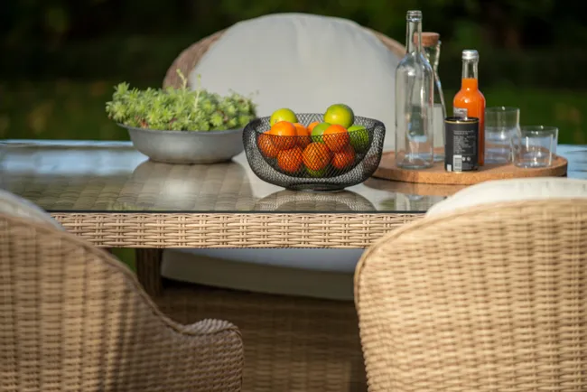 Fotel ogrodowy Medena 2 szt. aluminium rattan Naterial - obrazek 2