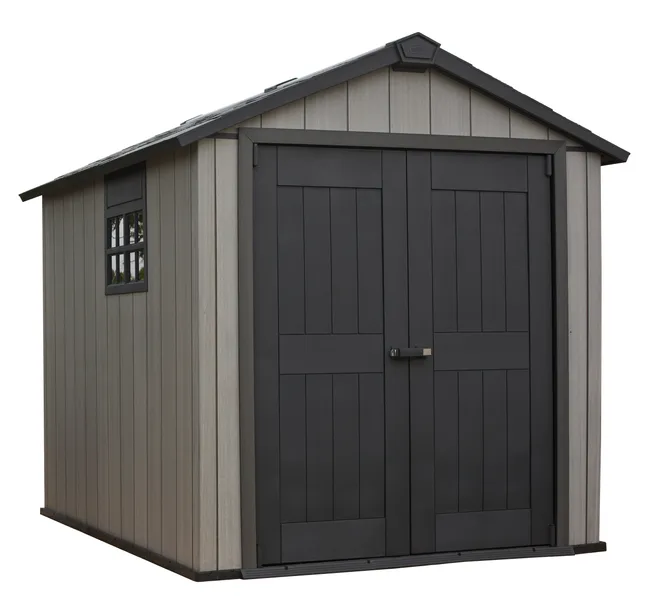 Szopa z polipropylenu Oakland 7,5X9 o wymiarach 229x242x287 cm i 6,57 m2