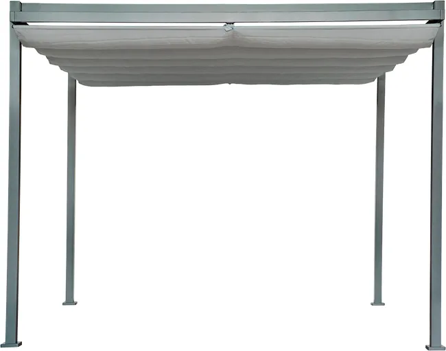 NATERIAL Pergola ze stali antracytowej Equinox i aluminium o wymiarach 320x358 cm - obrazek 2