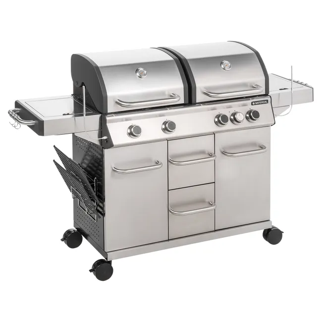 Grill gazowy 4+1 pal. 17kW Hudson Naterial