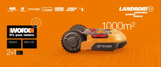 Robot koszący Worx Landroid WR147E.1 1000m2 20V 4Ah - obrazek 2