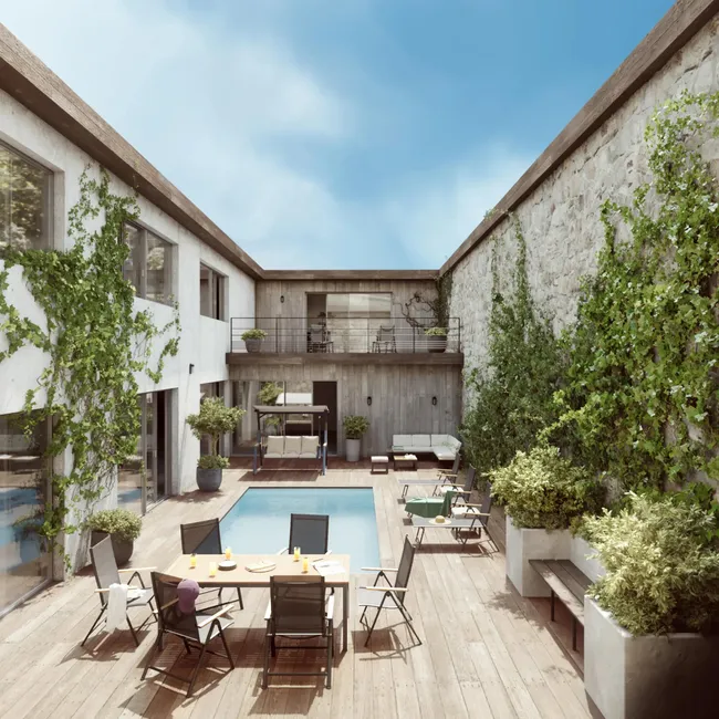 Krzesło ogrodowe Oris aluminiowe antracyt Naterial - obrazek 2