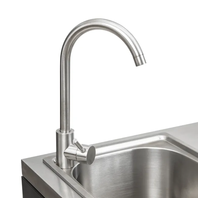 Grill gazowy 4 pal. 2.63kW kuchnia ogrodowa szafka+umywalka+lodówka - obrazek 3