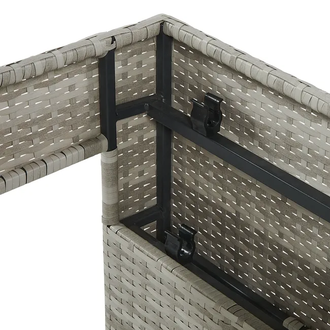 Meble ogrodowe zestaw Kara Deluxe szare Corciano - obrazek 2