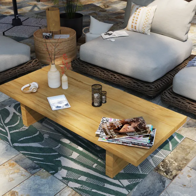 Sofa ogrodowa jednoosobowa Maya beżowa Naterial - obrazek 4