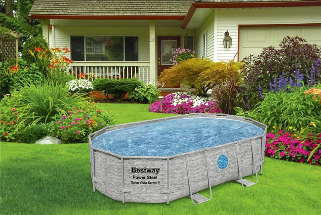 Basen stelażowy Bestway 56946 488x305x107 cm - obrazek 4