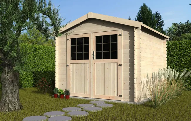 Drewniana szopa Kabeo Axess o wymiarach 283,8x228,5x273 cm i 7,88 m2 - obrazek 2