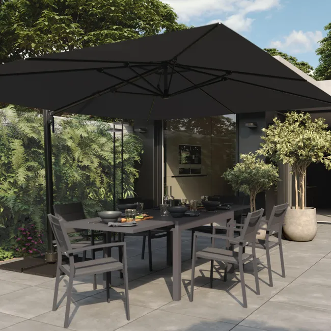 Stół ogrodowy Lyra II 135x270x90 cm aluminiowy Naterial - obrazek 5