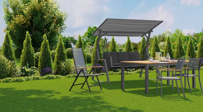 Stół ogrodowy Oris 100x180/240 cm drewniany Naterial - obrazek 5