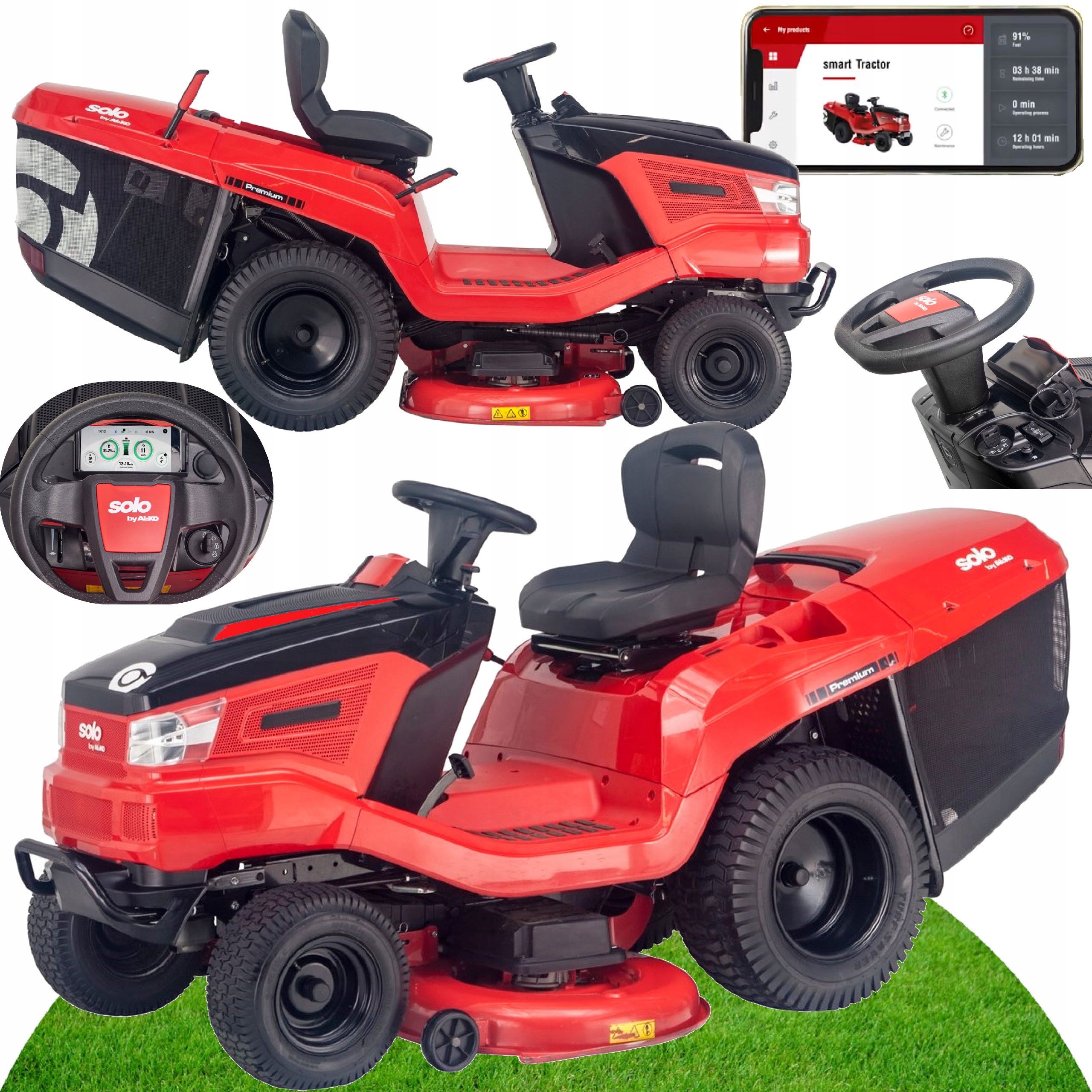 KOSIARKA Spalinowa TRAKTOREK AL-KO Briggs Stratton 2 CYLINDRY 724cm3 125 cm